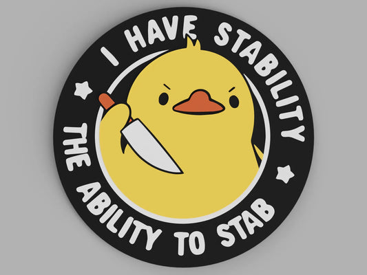 Ability to Stab Bardak 3D Altlığı